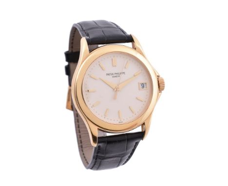 ϒPatek Philippe, Calatrava, Ref. 5107J-001, 18 carat gold wrist watch, circa 2001 Movement: Cal. 315/190, automatic, 30 jewel