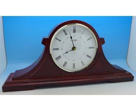 A Wm. Widdop mantel clock, (battery)