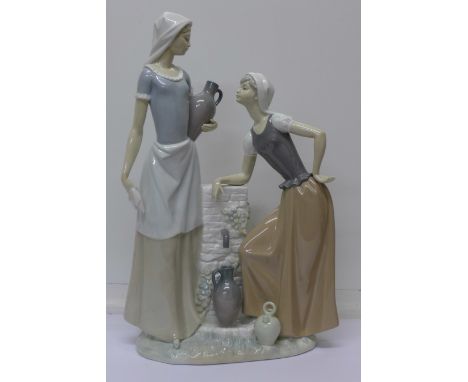 A large Nao figure group, 41cm