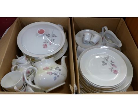 Royal Doulton Pillar Rose tea and dinner wares