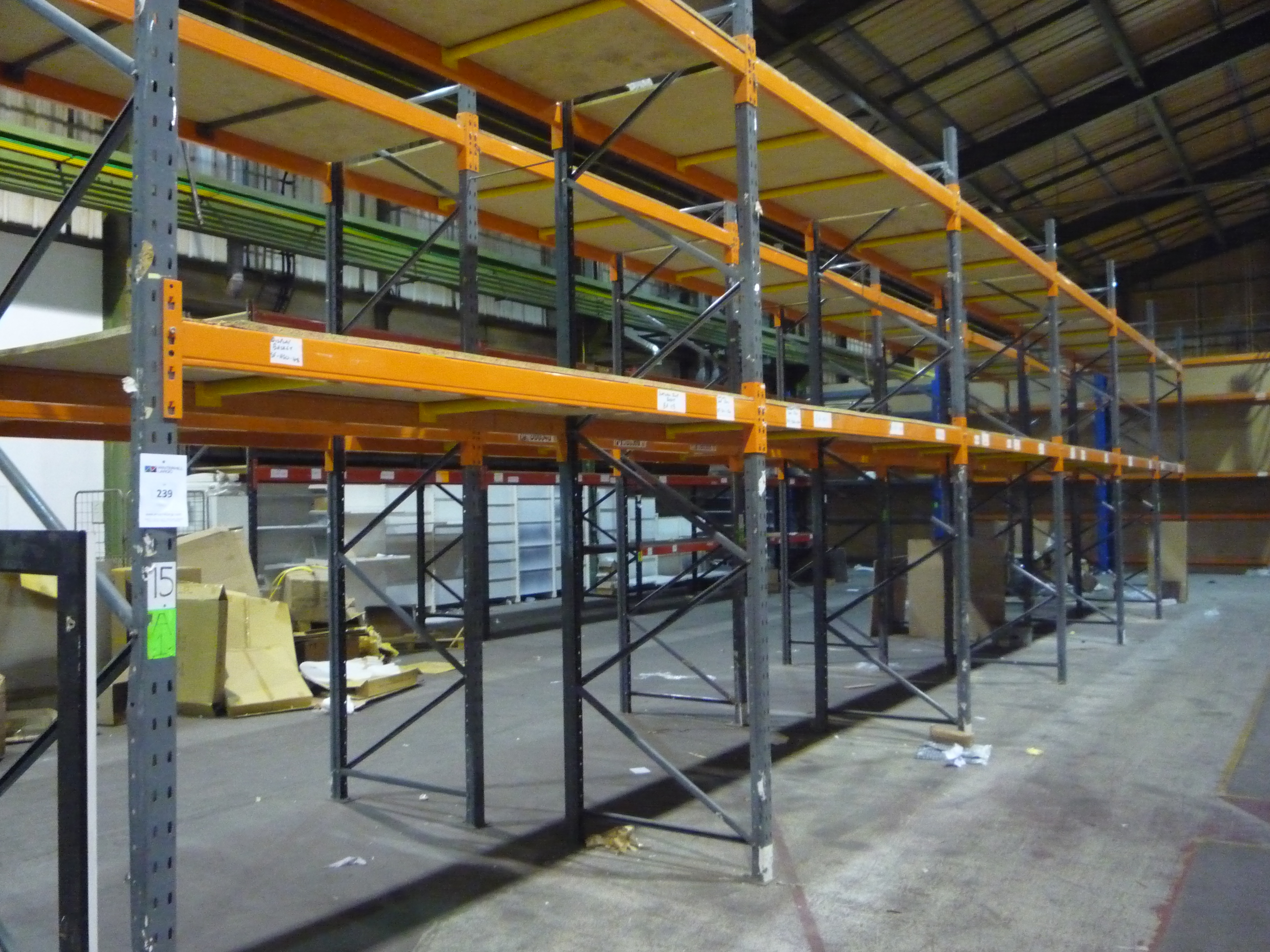6 Bays of Dexion R Pallet Racking Comprising; 7 Uprights at 4000mm