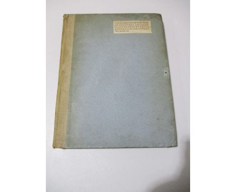 Hardback "The Romaunt of the Rose" translation by Geoffrey Chaucer. Illustrated by Keith Henderson and Normal Wilkinson. Boun