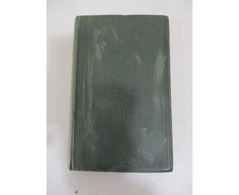 Hardback "Cornwall and it's Coasts" by Alphonse Esquiros. Bound in dark green cloth with blind emblem on frontboard and gold 