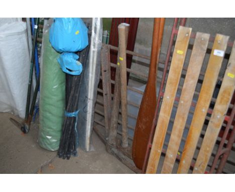 A sledge hammer and a pick axe 