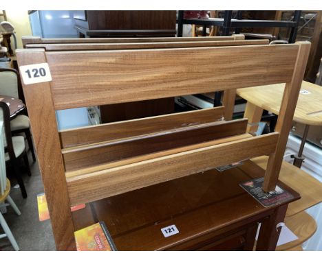 VINTAGE TEAK MAGAZINE RACK