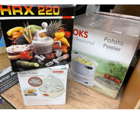 COOKS PROFESIONAL PEELER, EGG BOILER AND JUICER 