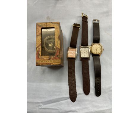 ROTARY GENTS WATCH, TWO SEKONDA AND A MILLENNIUM WATCH