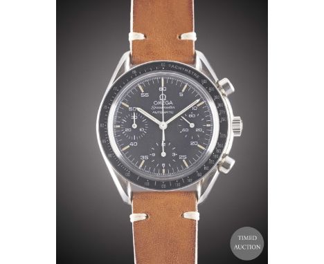 A GENTLEMAN'S STAINLESS STEEL OMEGA SPEEDMASTER AUTOMATIC CHRONOGRAPH WRIST WATCH
CIRCA 2000, REF. 175.0032 / 175.0033
Moveme