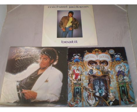 2 MICHAEL JACKSON ALBUMS AND ONE SINGLE 'THRILLER',  'DANGEROUS' AND 'BEAT IT'