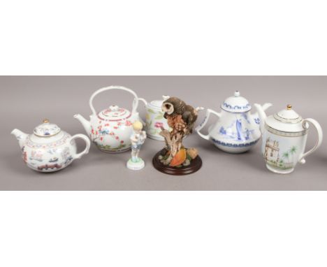 Five of The First Teapot Collection celebrating The Traditional Artistry of The Earliest Teapots by Compton Woodhouse Ltd, al