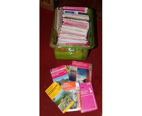 A box of ordnance survey maps to include some local interest.