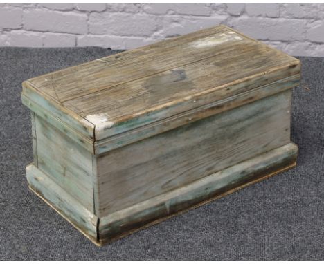 A painted pine trunk.