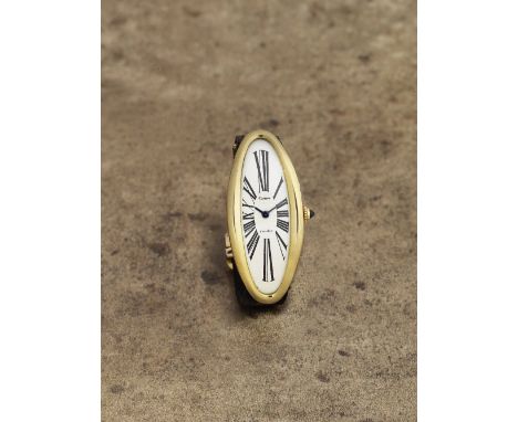 Cartier. A fine and extreamly rare 18K gold manual wind wristwatch from the London workshopsModel: Maxi Oval lady'sDate: Lond