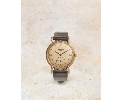 Patek Philippe. A fine and very rare 18K rose gold manual wind wristwatchReference: 1543Date: Sold 28th November 1947Movement