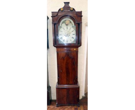 8 day longcase clock (Bury) Condition report: see terms and conditions