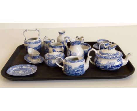 Collection of Spode Italian pattern miniature ware. Condition report: see terms and conditions