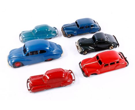 6 Automobile, darunter G&amp;K und PLi, tw Uhrwerk, 1 def., tw LS, L 13-18, Z 2 und Z 3