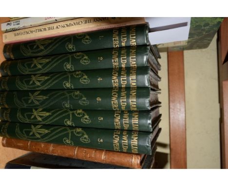 HULME (Edward F): 'Familiar Wild Flowers', London, Cassell, n.d. (circa 1900): 6 vols, 8vo, publisher's dec. green cloth gilt