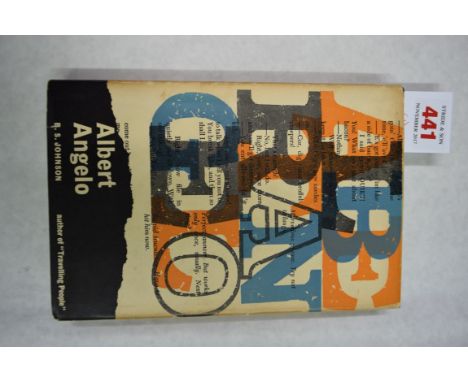 JOHNSON (B S): 'Albert Angelo...', London, Constable, 1964. First Edition. 8vo, publishers black cloth dustjacket, browned to