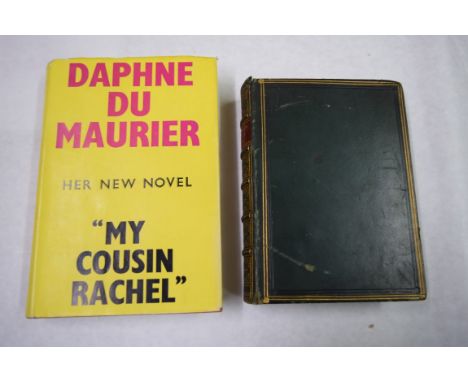 DU MAURIER (Daphne): 'My Cousin Rachel..', London, Gollancz 1951. First Edition. 8vo, publishers cloth with dustjacket upper 