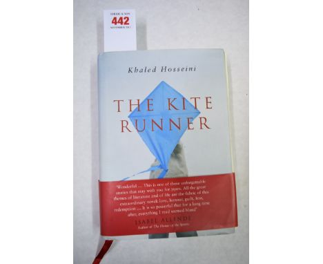 HOSSEINI (Khaled): 'The Kite Runner', Bloomsbury, 2003. First Edition. 8vo, publishers cloth in dustjacket retaining red wrap