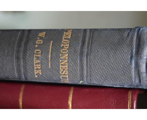 CLARK (William George): 'Peloponnesus: note of study and travel...' London, John W Parker, 1858: First Edition: 8vo, publishe