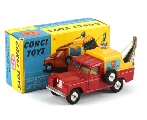 A Corgi 477, Land Rover Breakdown Truck with Corgi Club leaflet, boxed.Condition Report:  Land Rover in excellent condition, 