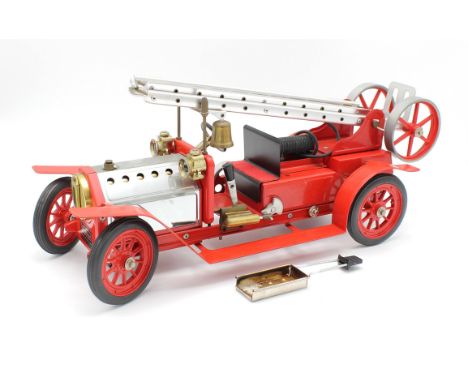 A Mamod FE1 live steam Fire Engine, boxed.