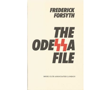 Frederick Forsyth, Author Of The Day Of The Jackal The Odessa File. A First Edition hardback book. Spine and dust-jacket show