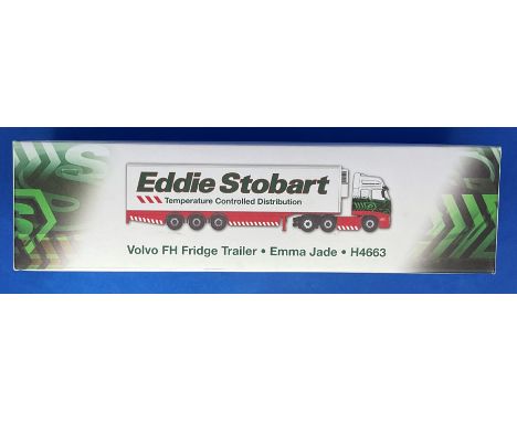 Eddie Stobart Volvo FH Fridge Trailer, Emma Jade is the name on the front of the truck. H4663. Die Cast Metal. 1:75 Scale. Ed