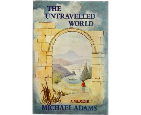 Michael Adams. The Untravelled World. A WW2 hardback book in good condition. First edition. A rare signature of the author. 2