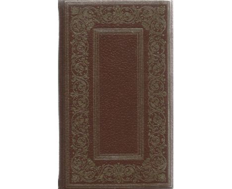 Margaret Mitchell. Gone With The Wind Volume 1 and 2. First Edition Hardback books. Wrapped in a dark brown leather, with gol