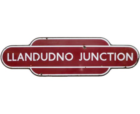 Totem BR(M) FF LLANDUDNO JUNCTION from the former LNWR station on the North Wales main line between Rhyl and Bangor. Junction