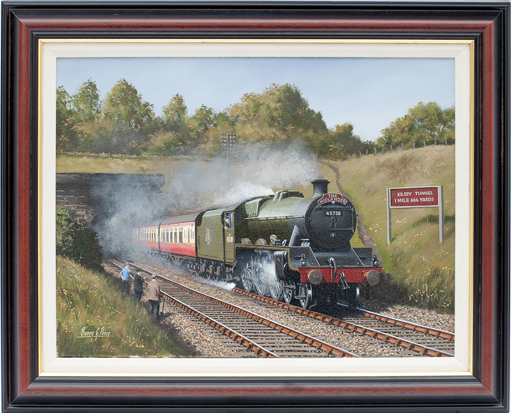 Original framed oil painting on canvas by the renowned artist Barry ...