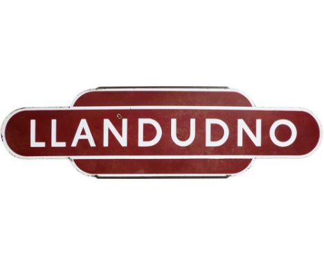 Totem BR(M) HF LLANDUDNO from the former LNWR station on the branch from Llandudno Junction. A few minor edge chips to edge a