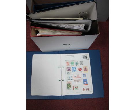 Stamps- a World stamp collection (including GB and Commonwealth), mainly modern, housed in five loose leaf albums, ideal for 