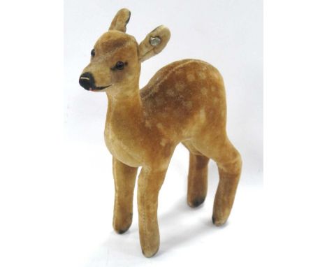Steiff Soft Toy Fawn, with button to ear 12.5cm high