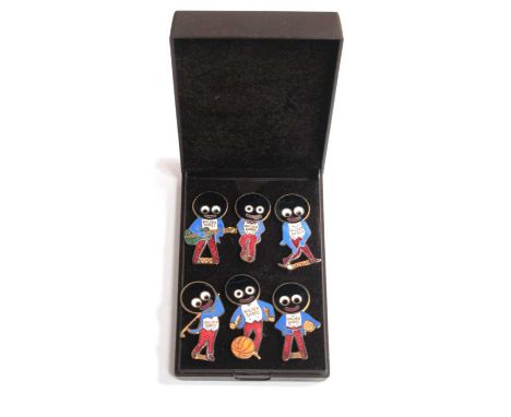 James Robertson and Son P.M. Ltd 1940 Brooch Collection 1985 Special Edition, comprising of six enamel badges.