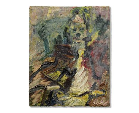 FRANK AUERBACH (B. 1931)Catherine Lampert Seated oil on canvas 51 x 41cm (20 1/16 x 16 1/8in).Painted between 1991-1992 Footn