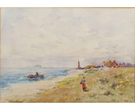 A. R. Watson (fl.1923-1939) Ailsa Craig watercolour, signed lower left 24.5cm x 34.5cm