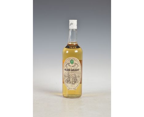 One bottle Glen Grant Highland Malt Scotch Whisky, 5 years old, Distilled 1968.
