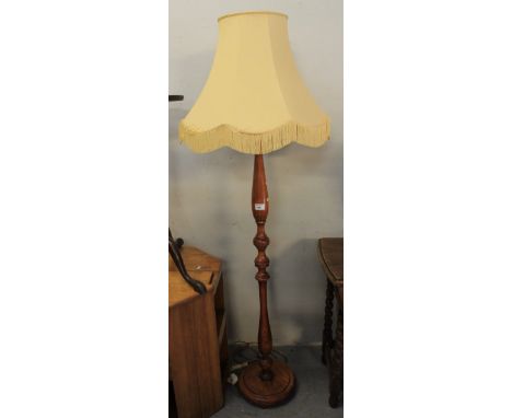 Modern standard lamp with shade.