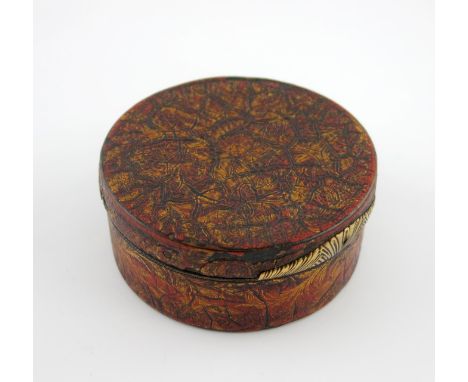 λA George III gold and tortoiseshell portrait snuff box, the miniature by Richard Cosway, R.A (1742-1821), oval form, gold mo