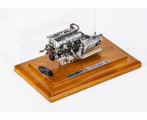 A CMC 1:18 Aston Martin DB4 GT Zagato Engine, 1961, Motor-Aggregat, M-133, in original box with certificate, hang tag and too