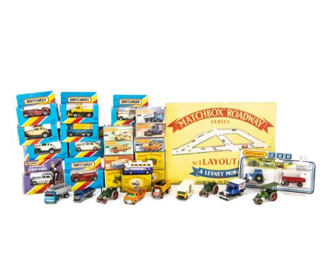 Matchbox Toys, including Superfast 66 Ford Transit, 71 Cattle Truck, 30 Artic Truck, 40 Horsebox, TP-11 Tractor &amp; Trailer