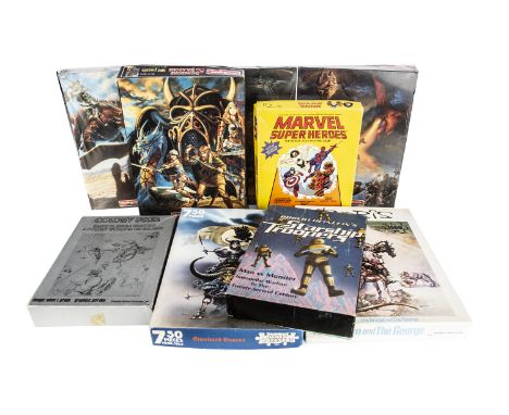 Fantasy Role Playing Games &amp; Puzzles, Avalon Hill Starship Troopers, Fantasy Games Unlimited Colony Delta, TSR Marvel Sup
