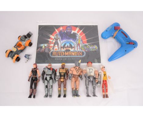 Prototype/Concept Action Figure Toy Line 'Auto-Maniax', set of six prototype plastic and resin action figures with related ph