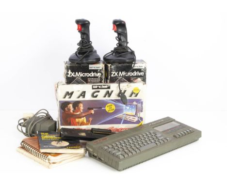 Sinclair ZX Spectrum +2 Personal Computer, with power pack, ZX Interface 1, two Joysticks, 35+ cassettes, Microdrive Cartridg