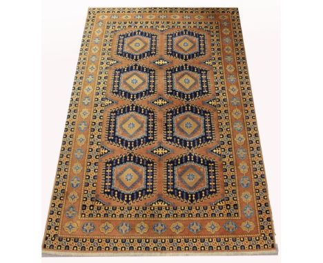 Semi-Antique Persian Rug. One small patch repair.Size: 118 x 80 in.