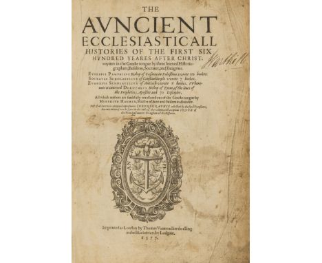 Eusebius Pamphilius (Bishop of Caesarea) The Auncient Ecclesiasticall Histories of the first six hundred years after Christ f